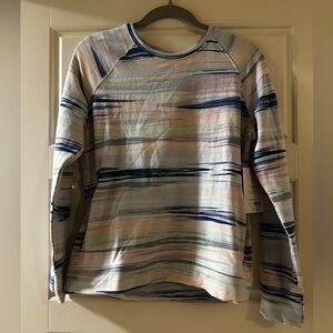 NWT Athleta Girl Warm Up Printed Sweatshirt